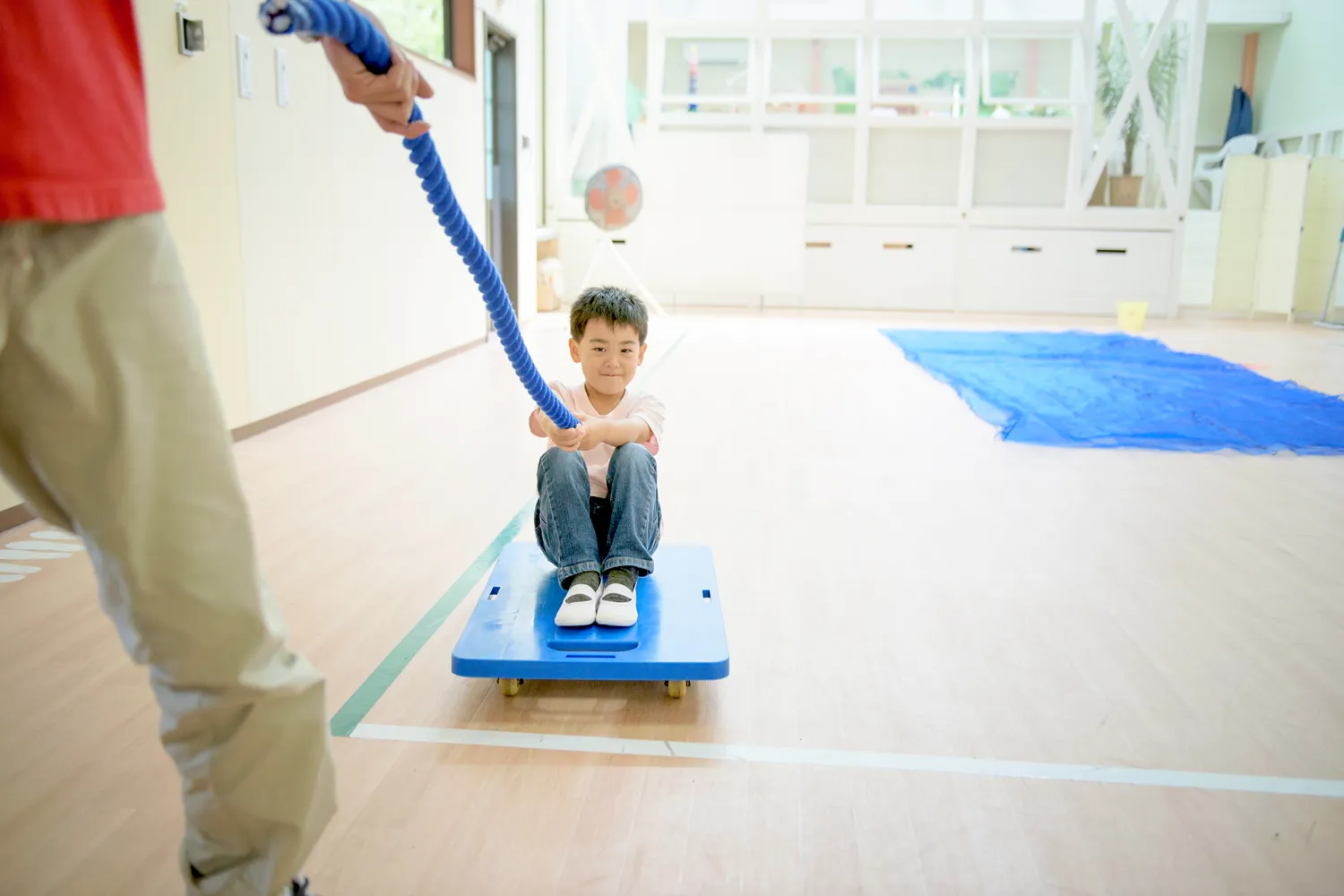 指導者の目線の写真