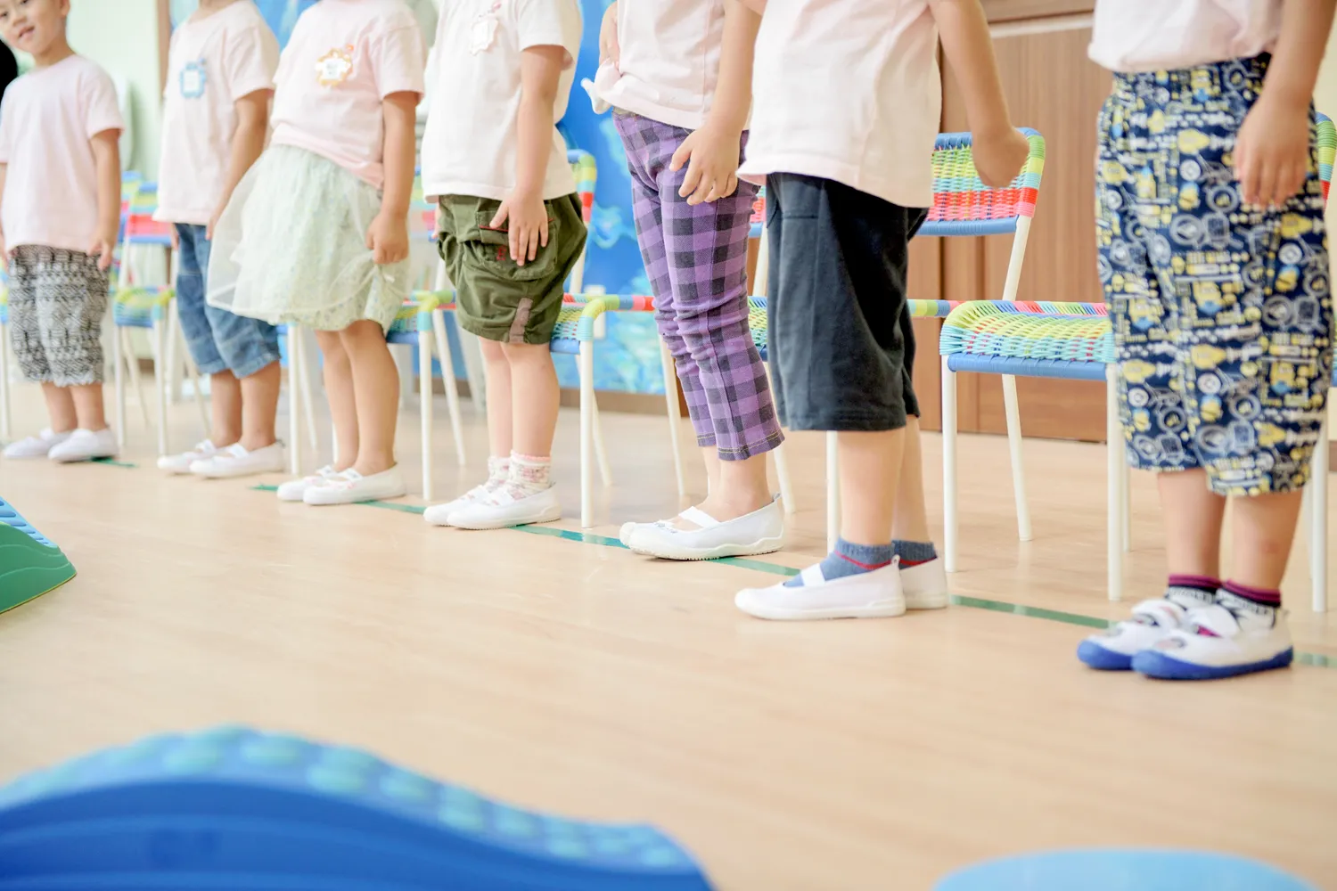 指導者の目線の写真