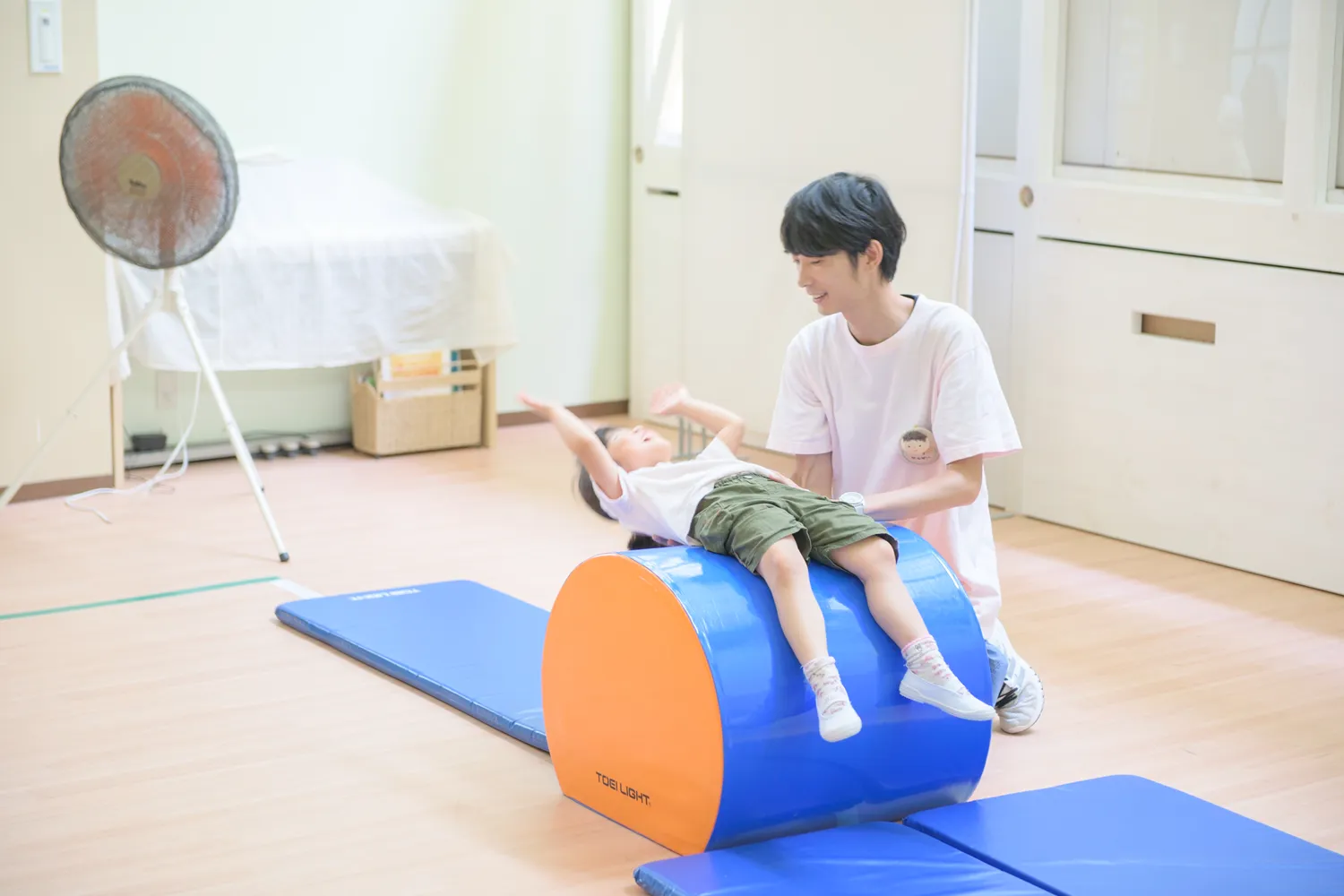 指導者の目線の写真