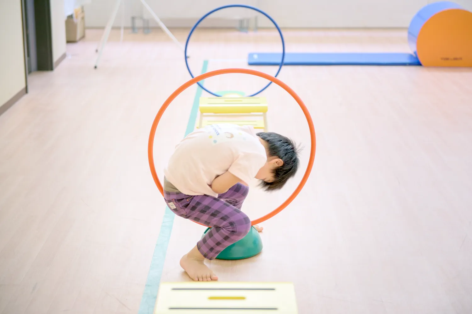 指導者の目線の写真